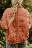 Casual Solid Pocket Zipper Mandarin Collar Outerwear