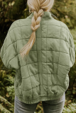 Casual Solid Pocket Zipper Mandarin Collar Outerwear