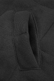 Casual Solid Pocket Zipper Mandarin Collar Outerwear