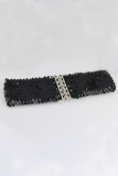 Fashion Elegant Solid Split Joint  Sequins Belts