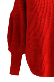 Casual Solid Patchwork Turtleneck Tops Sweater