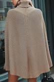 Fashion Street Solid Split Joint Turtleneck Tops