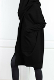 Casual Solid Pocket Zipper Hooded Collar Outerwear