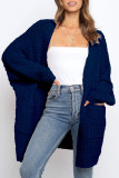 Fashion Casual Solid Patchwork Tops
