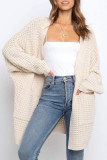Fashion Casual Solid Patchwork Tops