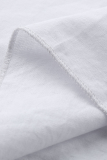 Casual Vintage Solid Fold Stringy Selvedge Off the Shoulder Dresses