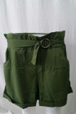 Fashion Casual Solid Split Joint Loose High Waist Wide Leg Bottoms