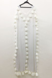 Fashion Street Solid Tassel Split Joint V Neck Straight Dresses