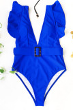 Fashion Simplicity Solid Swimwears