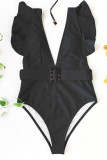 Fashion Simplicity Solid Swimwears