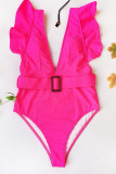 Fashion Simplicity Solid Swimwears