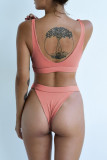 Fashion Sexy Solid Swimwears
