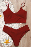 Fashion Sexy Solid Swimwears