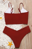 Fashion Sexy Solid Swimwears
