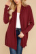 Fashion Street Solid Patchwork Outerwear
