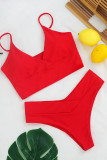 Fashion Sexy Solid Swimwears