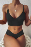 Fashion Sexy Solid Swimwears