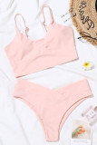 Fashion Sexy Solid Swimwears