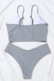 Fashion Sexy Solid Swimwears