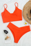 Fashion Sexy Solid Swimwears