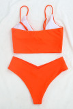 Fashion Sexy Solid Swimwears