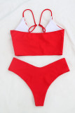 Fashion Sexy Solid Swimwears