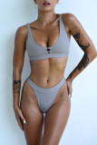 Fashion Sexy Solid Swimwears