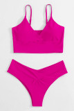 Fashion Sexy Solid Swimwears
