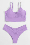 Fashion Sexy Solid Swimwears