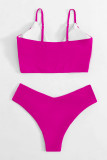 Fashion Sexy Solid Swimwears