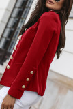 Fashion Casual Solid Patchwork Mandarin Collar Outerwear