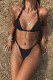 Fashion Sexy Solid Patchwork Swimwears