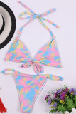 Fashion Sexy Solid Patchwork Swimwears