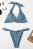 Fashion Sexy Solid Patchwork Swimwears