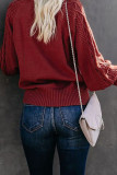 Fashion British Style Solid Patchwork Half A Turtleneck Tops