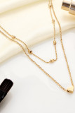 Fashion Simplicity Solid Necklaces Accessories