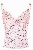 Fashion Street Print U Neck Tops