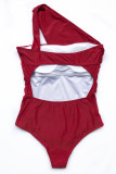Fashion Simplicity Solid Hollowed Out Swimwears