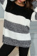 Fashion Casual Striped Patchwork O Neck Tops