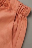 Fashion Casual Solid Loose High Waist Wide Leg Bottoms