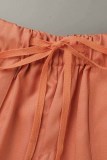 Fashion Casual Solid Loose High Waist Wide Leg Bottoms