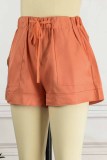 Fashion Casual Solid Loose High Waist Wide Leg Bottoms