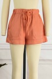 Fashion Casual Solid Loose High Waist Wide Leg Bottoms
