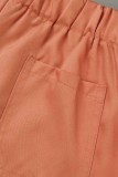 Fashion Casual Solid Loose High Waist Wide Leg Bottoms