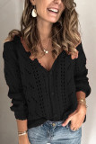 Fashion Street Adult Solid Cardigan V Neck Tops
