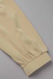 Fashion British Style Solid V Neck Tops