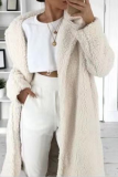 Casual Street Solid Patchwork Turndown Collar Outerwear
