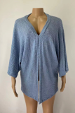 Casual Street Solid Patchwork Tops Sweater