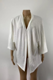 Casual Street Solid Patchwork Tops Sweater