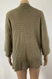 Casual Street Solid Patchwork Tops Sweater